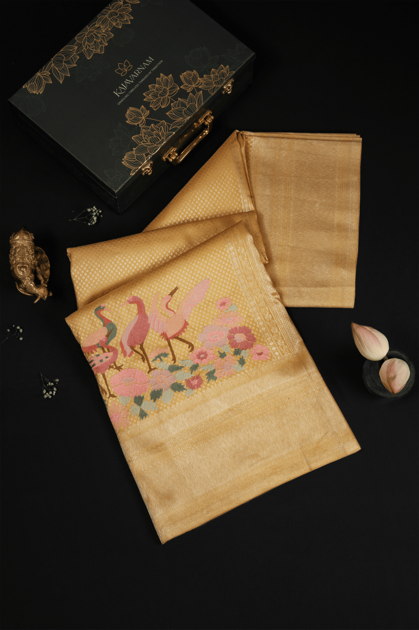 Kanchipuram Brocade Fusion Saree