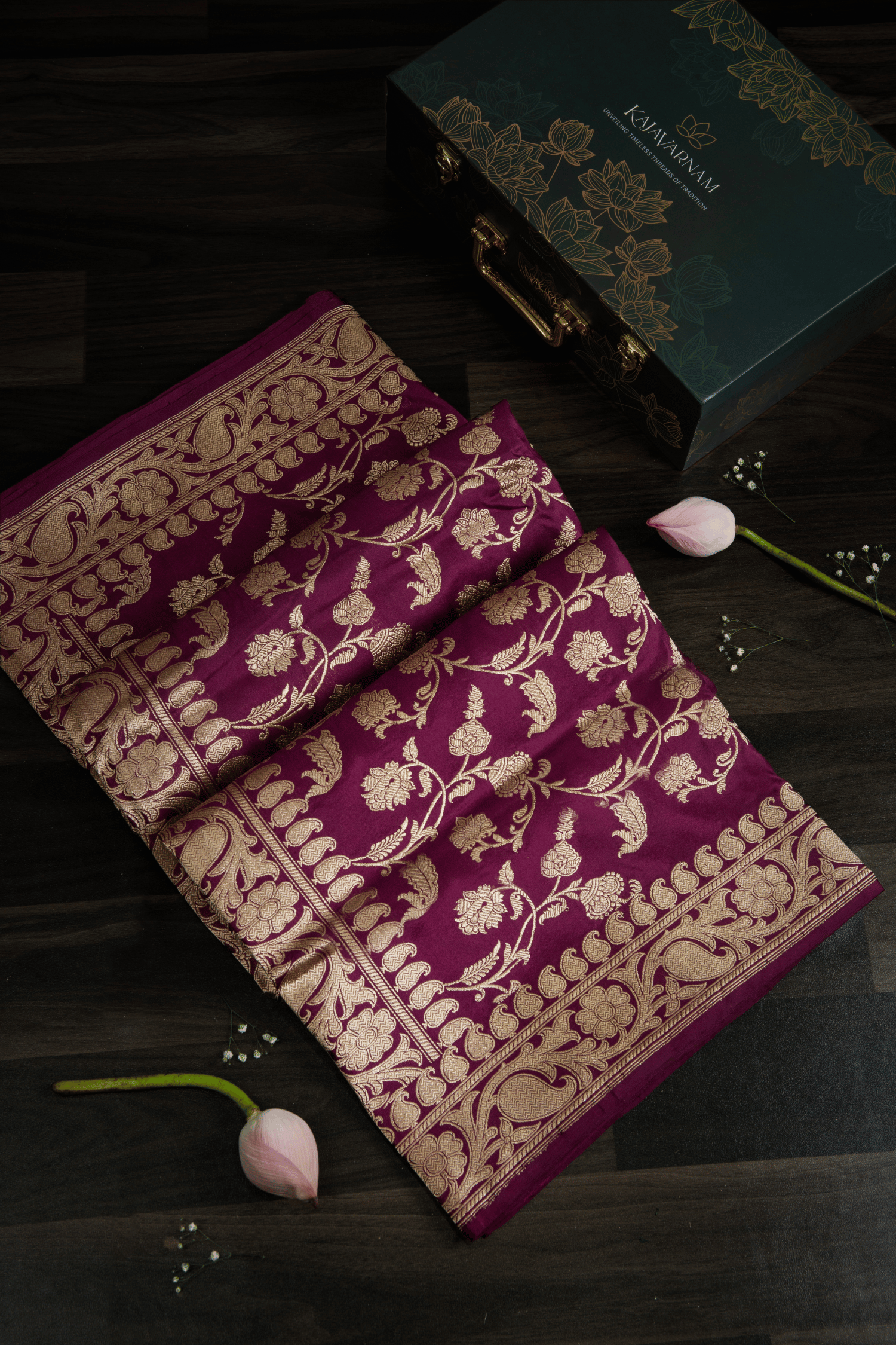 Banarasi Silk Lavender Saree