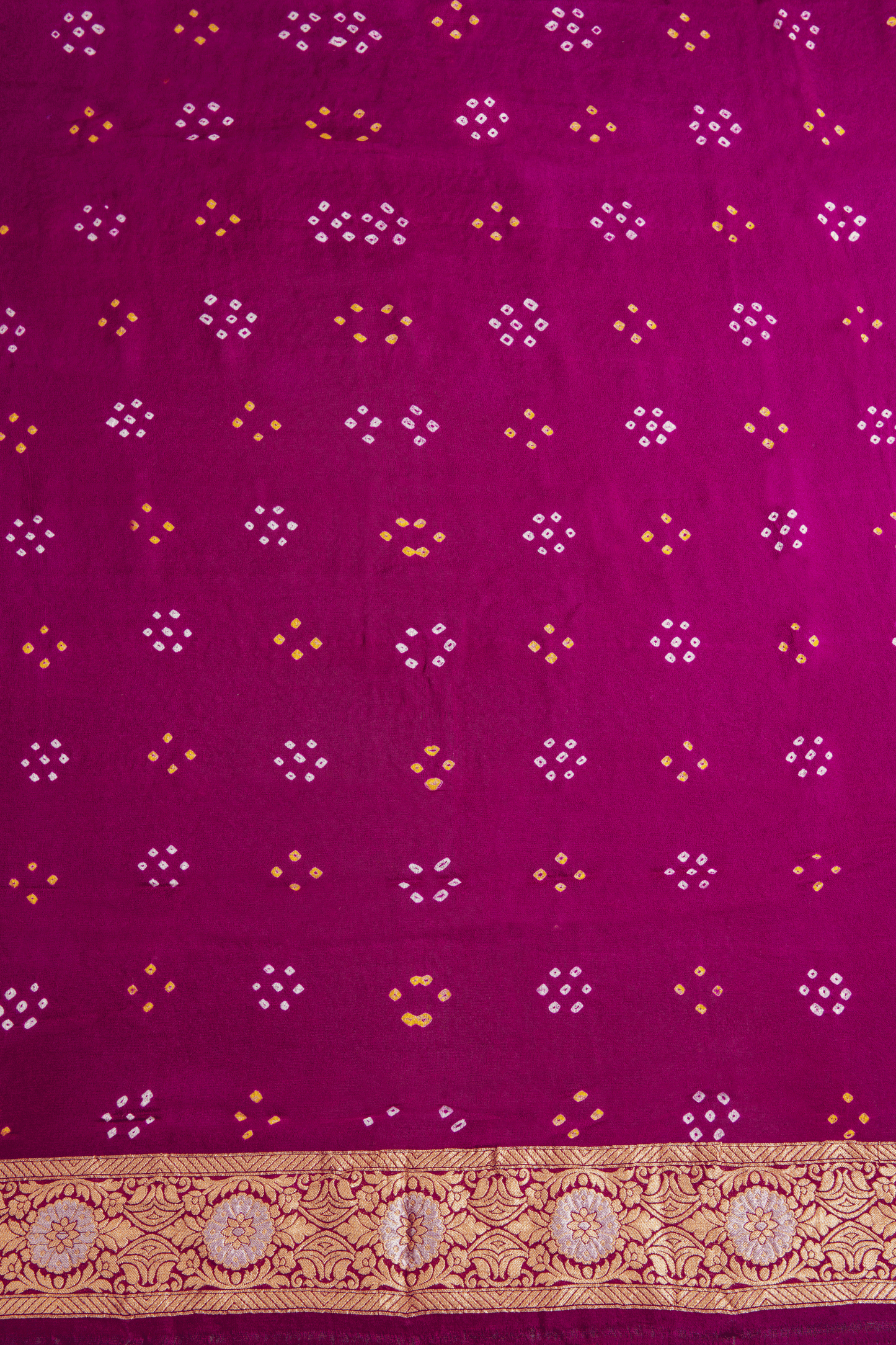 Georgette Bandhani Saree