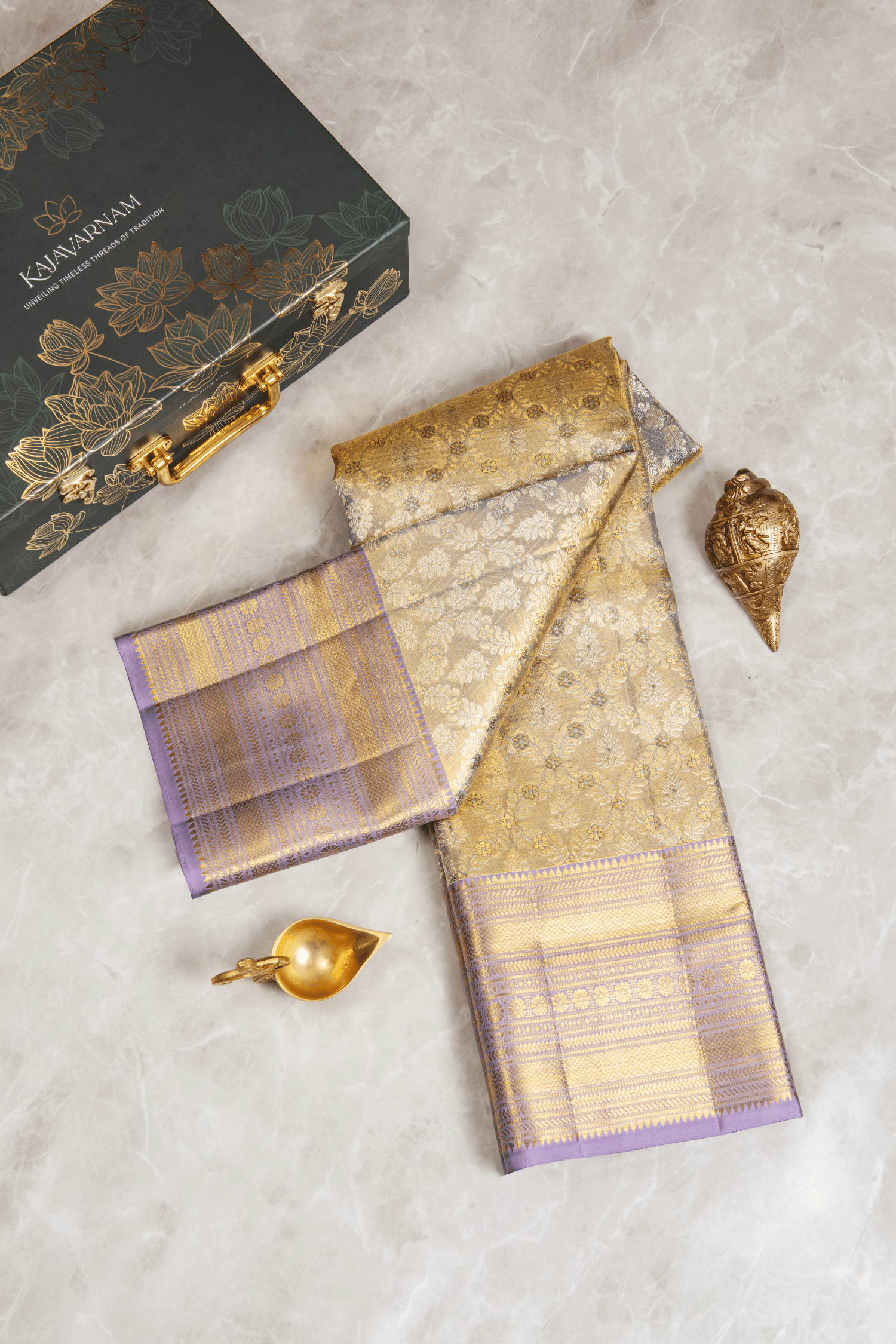 Kanchipuram Tissue Silk Saree