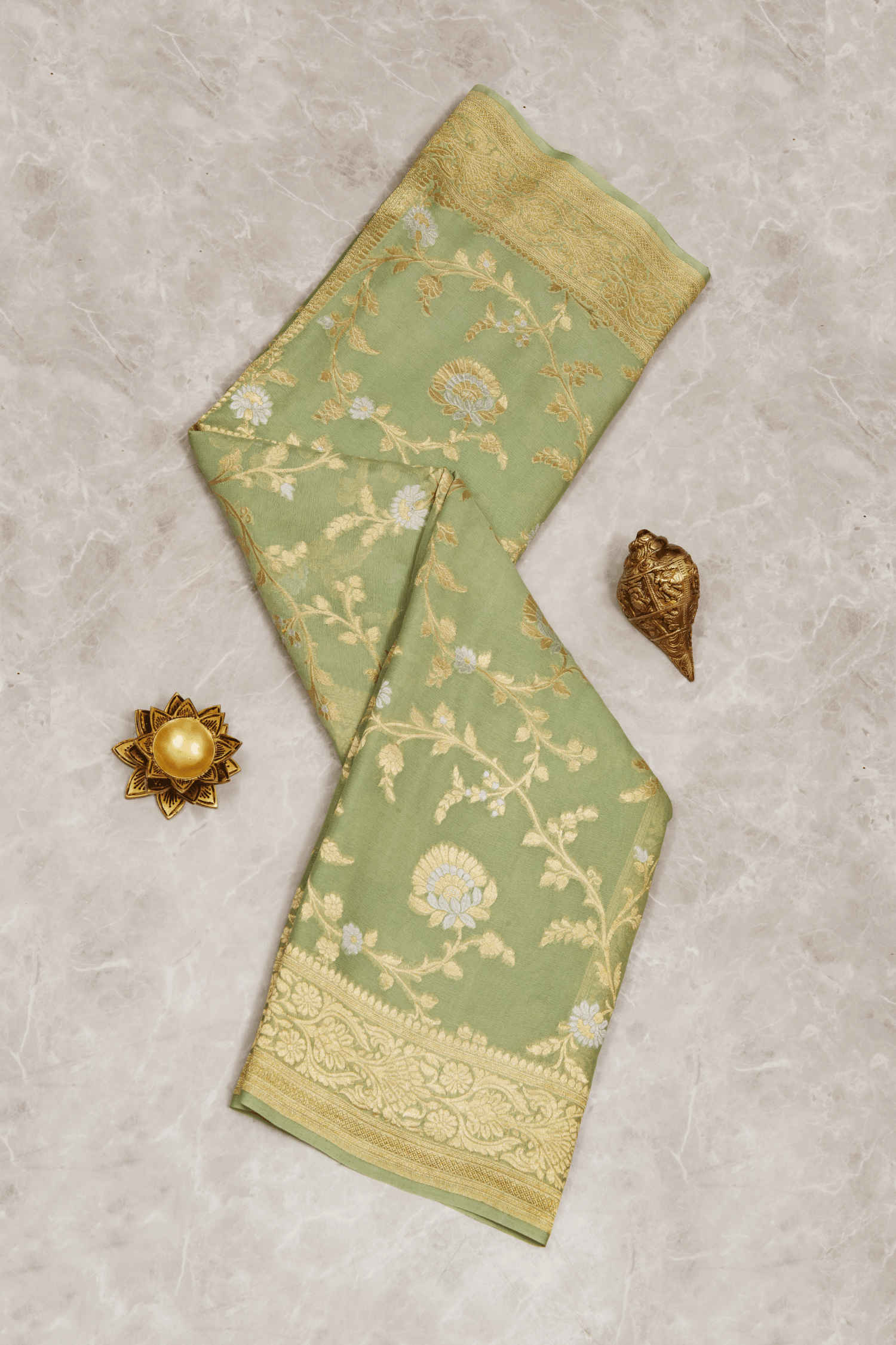Georgette Banarasi Saree