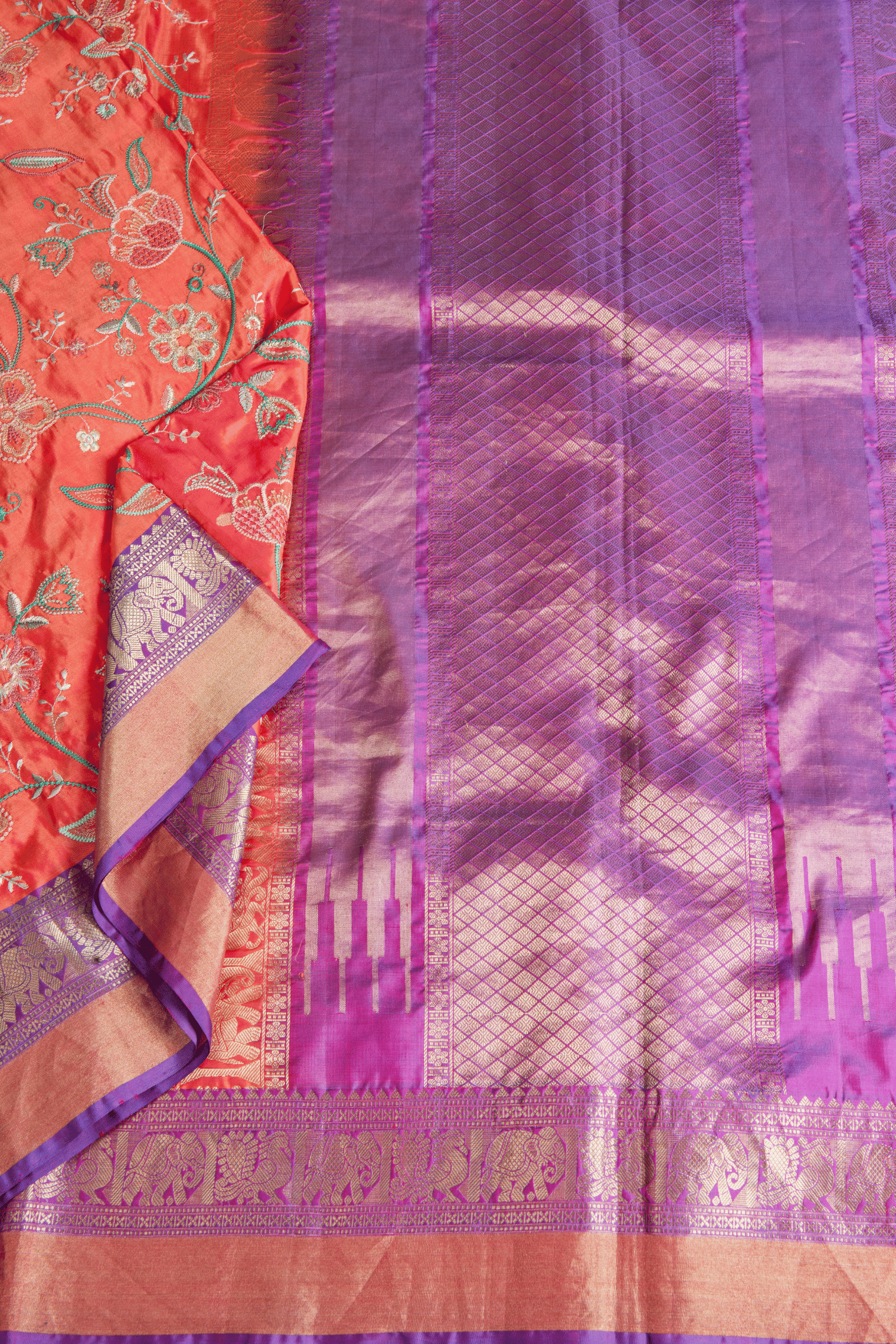Kanchipuram Fusion Saree