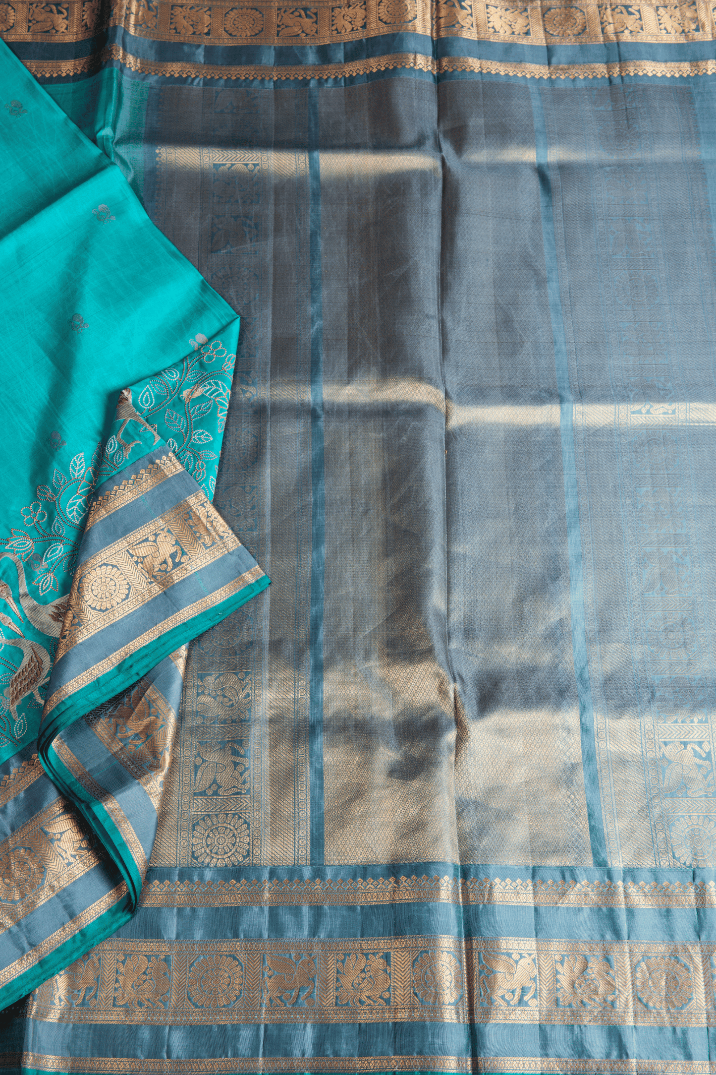 Kanchipuram Fusion Saree
