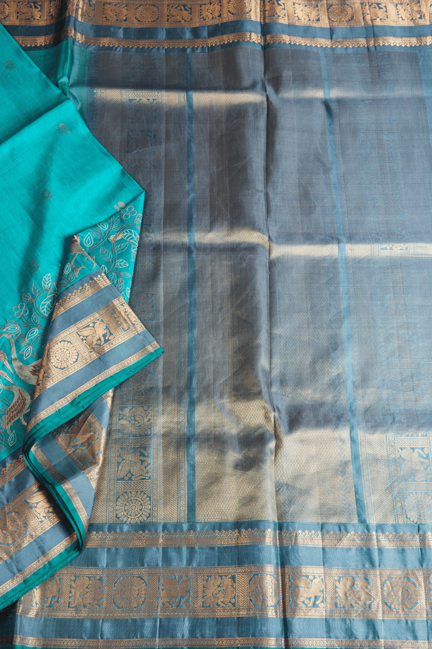 Kanchipuram Fusion Saree
