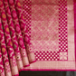 Banarasi Pink Silk Meenakari Saree