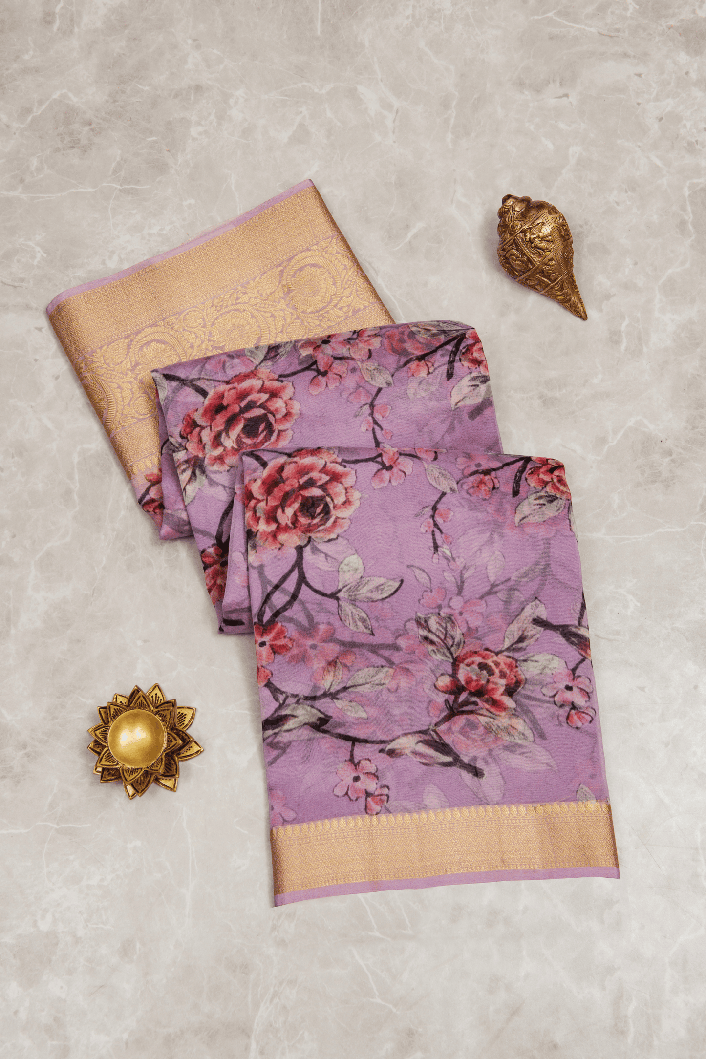 Organza Digital Print Saree