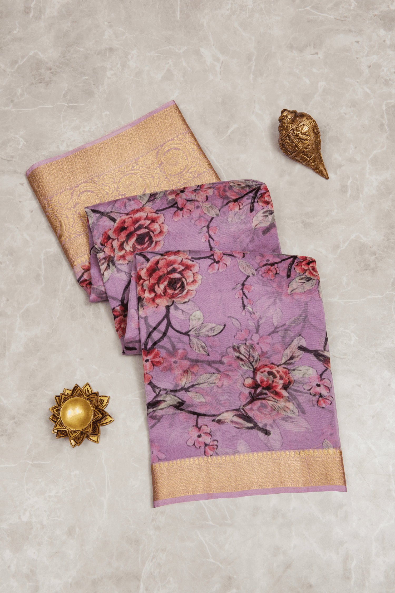 Organza Digital Print Saree