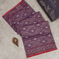 Jamdhani Cotton Purple Saree