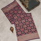  Jamdhani Cotton Purple Saree  