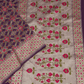 Jamdhani Cotton Purple Saree