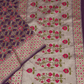 Jamdhani Cotton Purple Saree