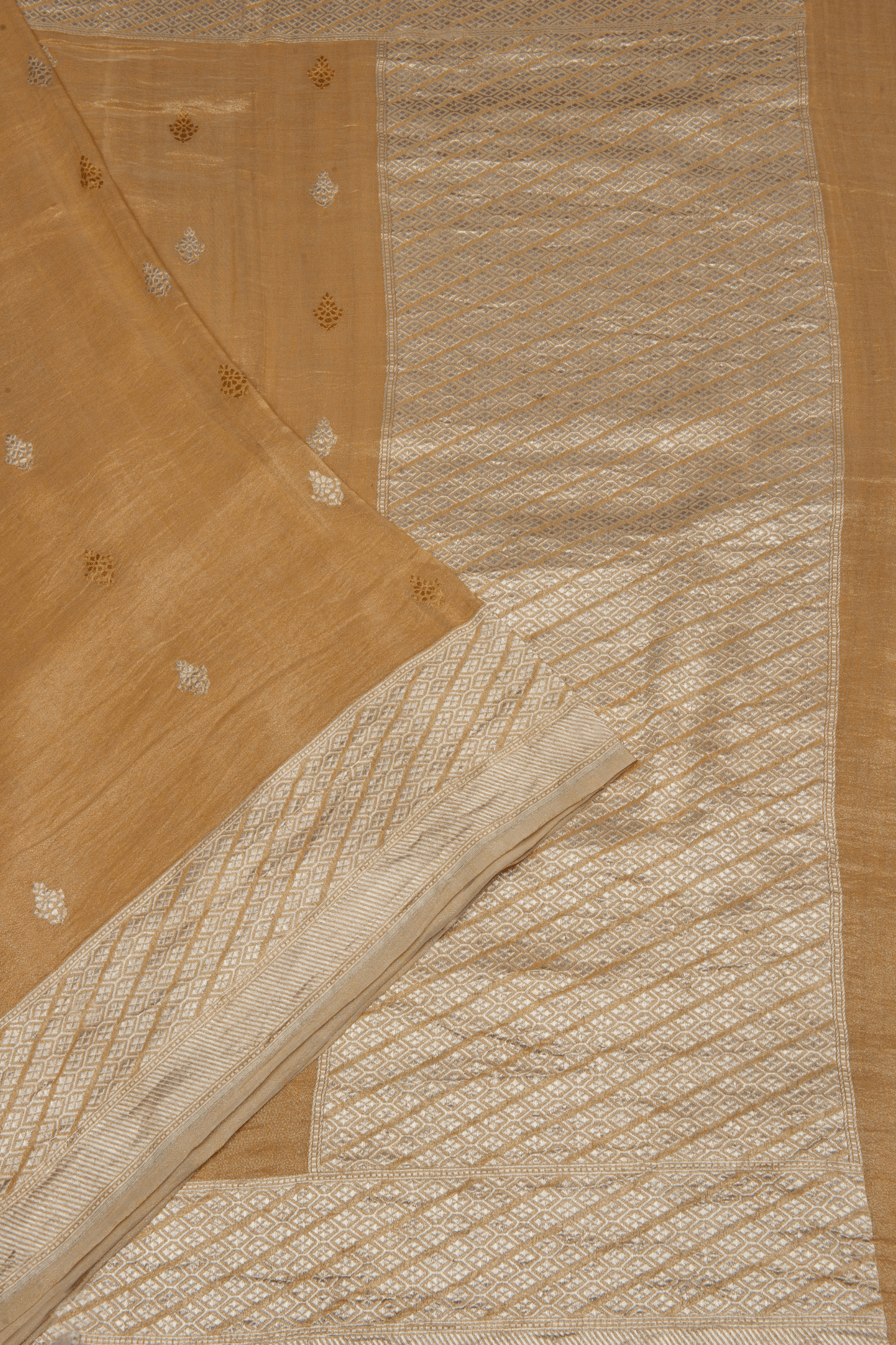 Tissue Tussar Gold Banarasi Saree