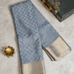 Crepe Silk Grey Saree