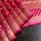 Banarasi Pink Silk Meenakari Saree