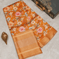 Chanderi Silk Printed Saree