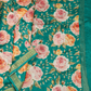 Chanderi Cotton Green Saree with Digital Print