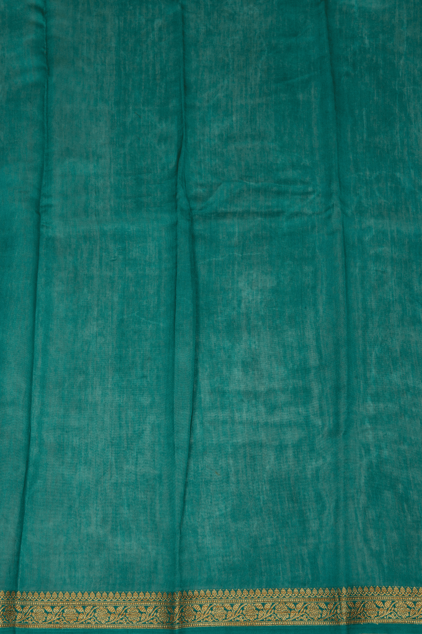 Chanderi Cotton Green Saree with Digital Print