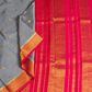 Crepe Silk Grey Saree with Butta