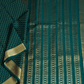 Crepe Silk Dark Green Saree
