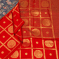 Crepe Tissue Fusion Saree with Parsi Gara Embroidery