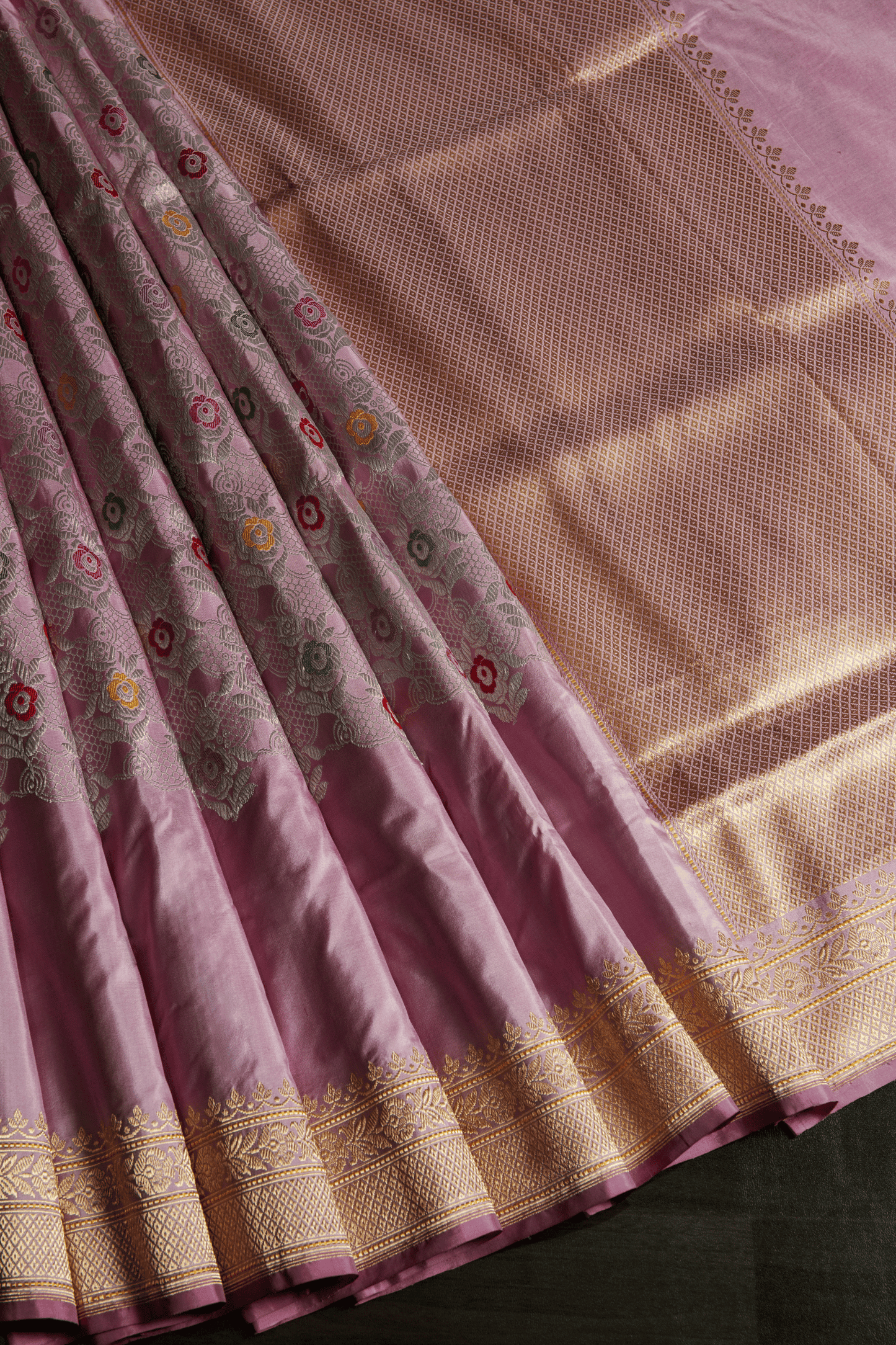 Banarasi Silk Lavender Saree