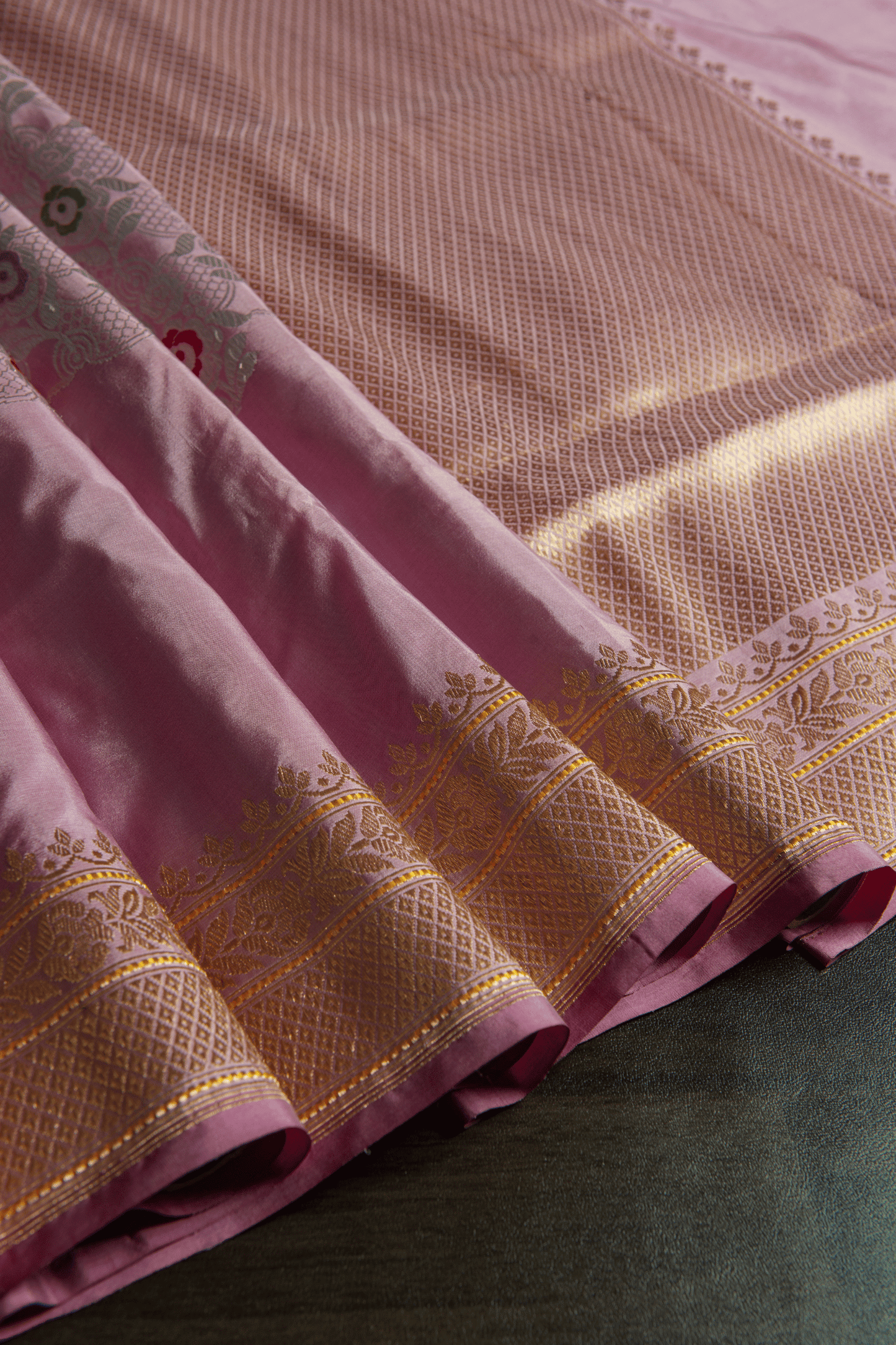 Banarasi Silk Lavender Saree