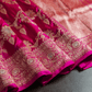 Banarasi Silk Brocade Pink Saree