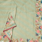 Chiffon Fusion Saree with Intricate Embroidery