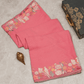Crepe Fusion Saree with Parsi Gara Embroidery