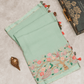 Chiffon Fusion Saree with Parsi Gara Embroidery