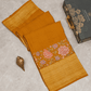 Crepe Fusion Saree with Parsi Gara Embroidery