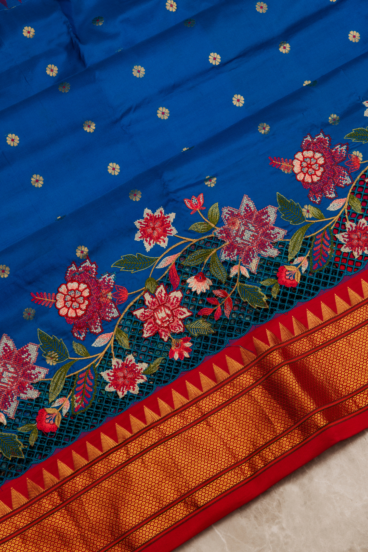 Kanchipuram Fusion Saree