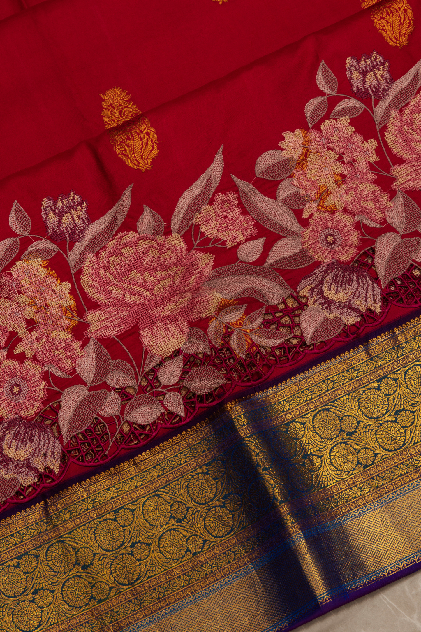 Kanchipuram Fusion Saree