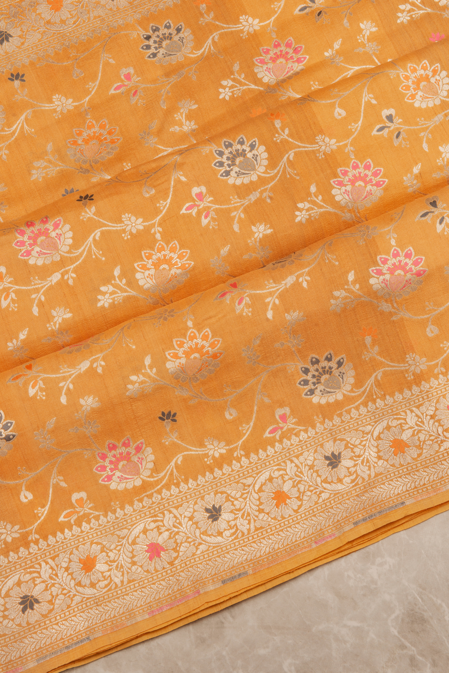 Muga Tussar Banarasi Saree