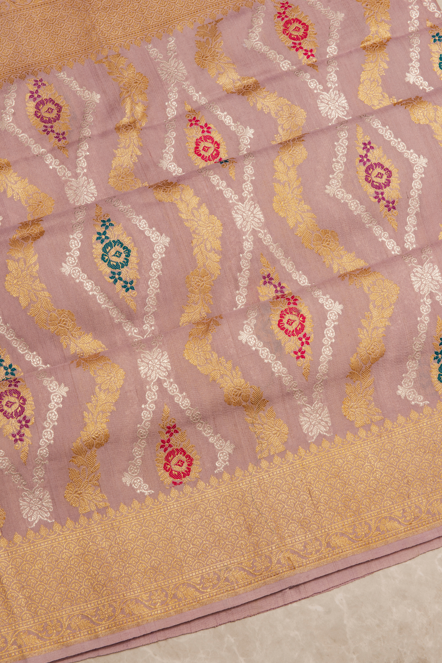 Muga Tussar Banarasi Saree