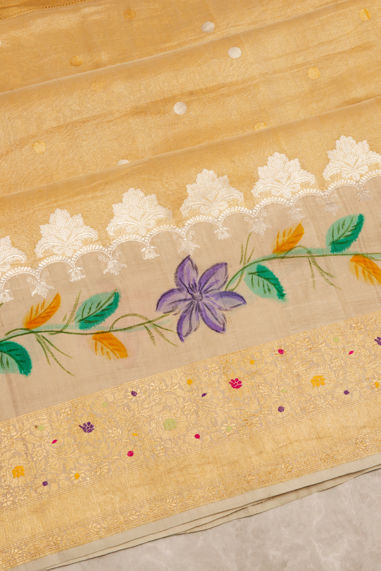 Tissue Georgette Banarasi Saree