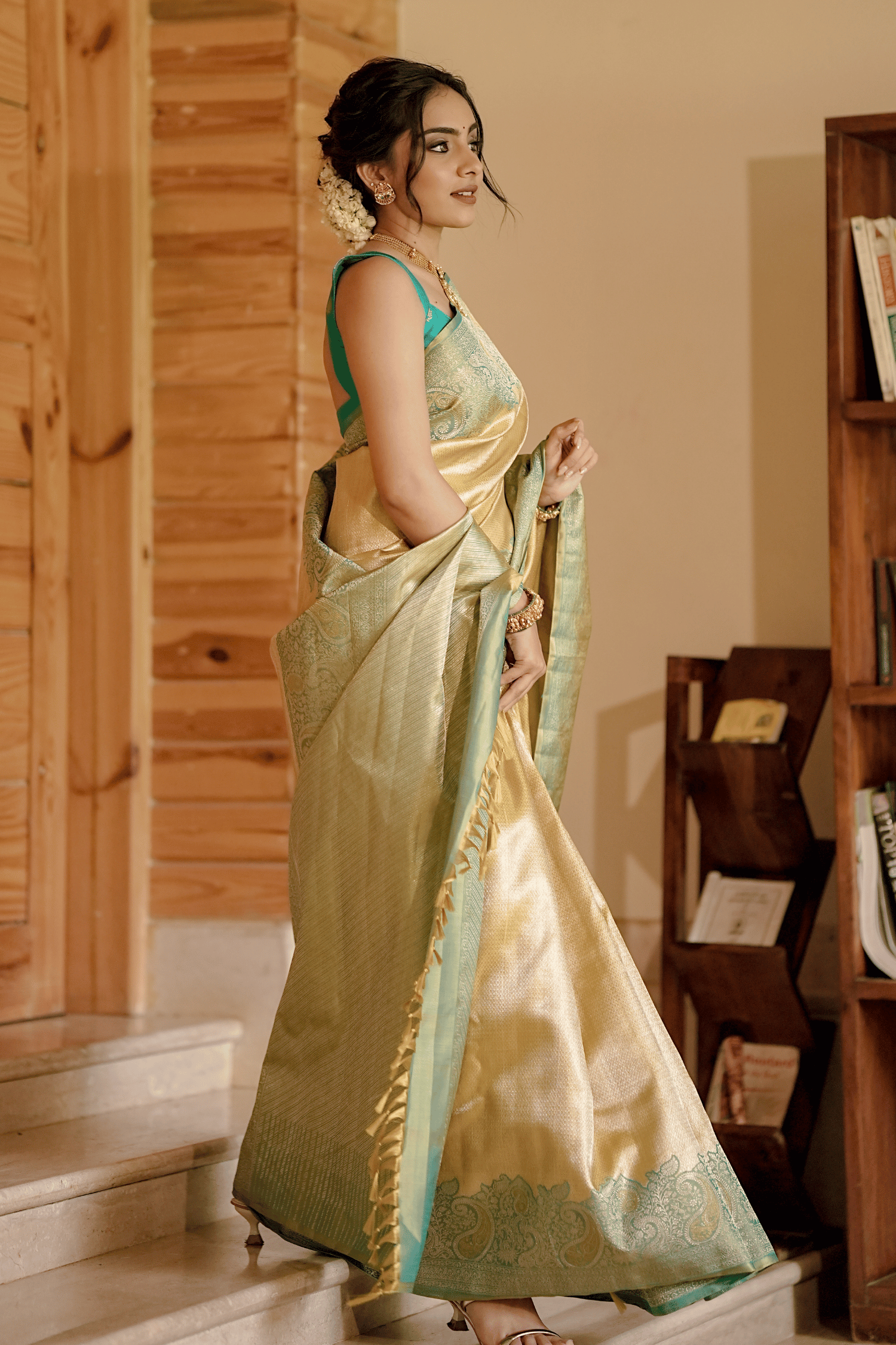 Kanchipuram Tissue Silk Saree
